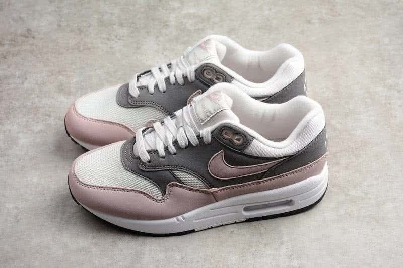 Nike Air Max 1 Pink White Black Shoes Women 1