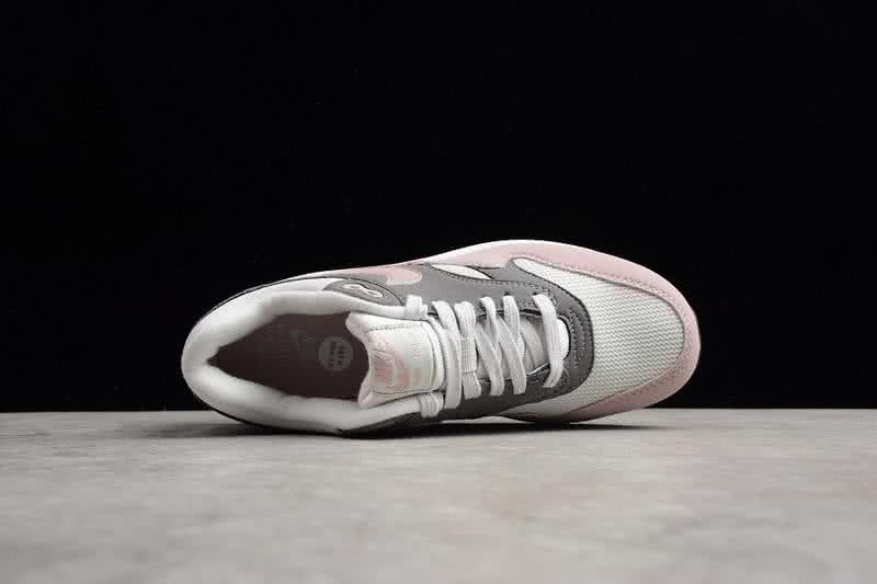 Nike Air Max 1 Pink White Black Shoes Women 6