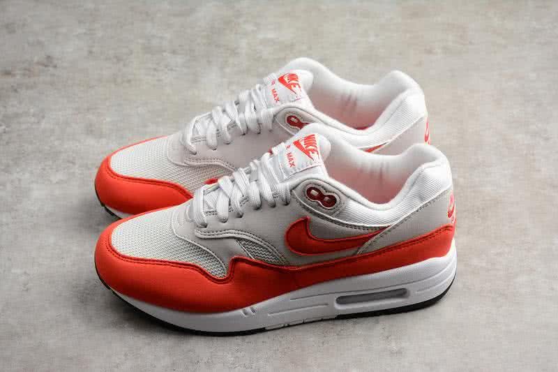  Nike Air Max 1 Red White Shoes Women 1