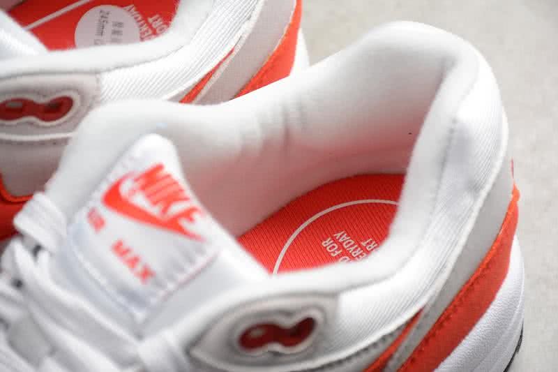  Nike Air Max 1 Red White Shoes Women 8