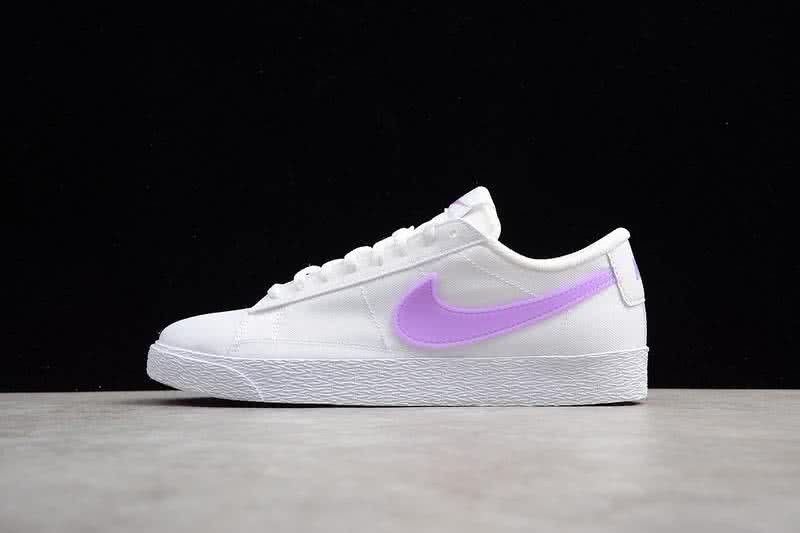 Nike Blazer Low SD Sneakers White Purple Women 2
