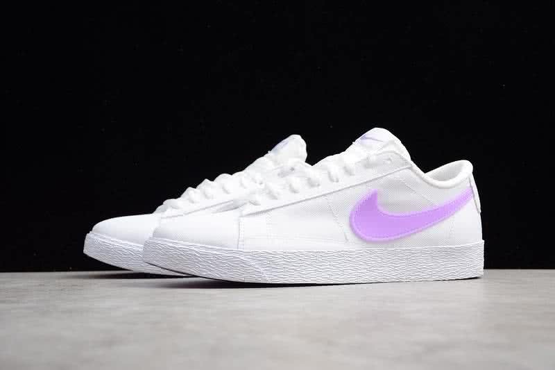 Nike Blazer Low SD Sneakers White Purple Women 3