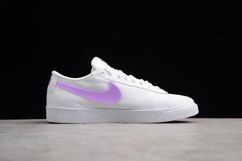 Nike Blazer Low SD Sneakers White Purple Women 4