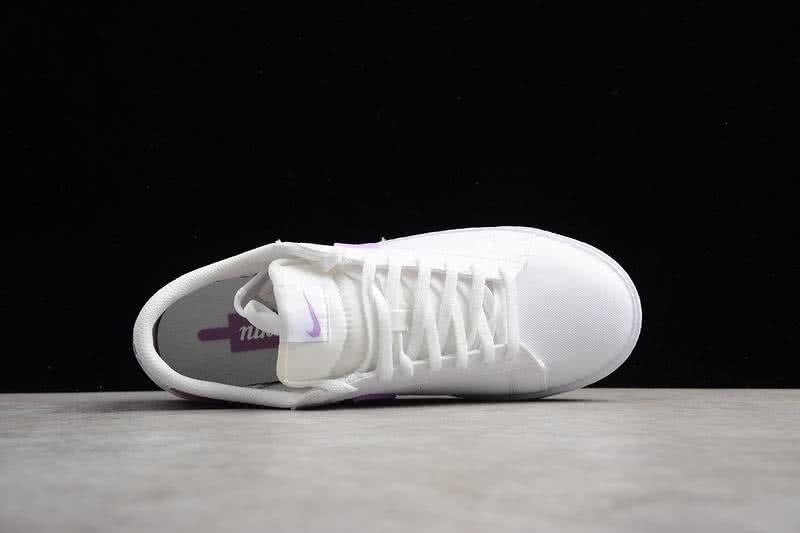 Nike Blazer Low SD Sneakers White Purple Women 5