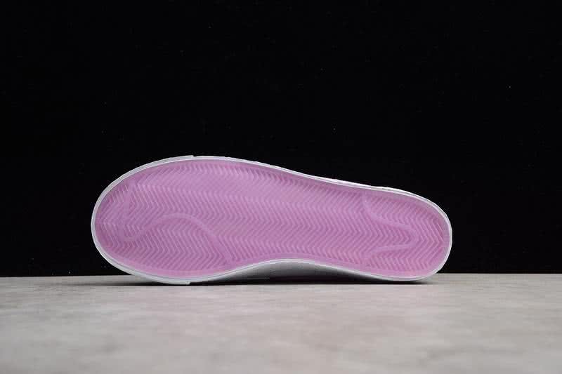 Nike Blazer Low SD Sneakers White Purple Women 6