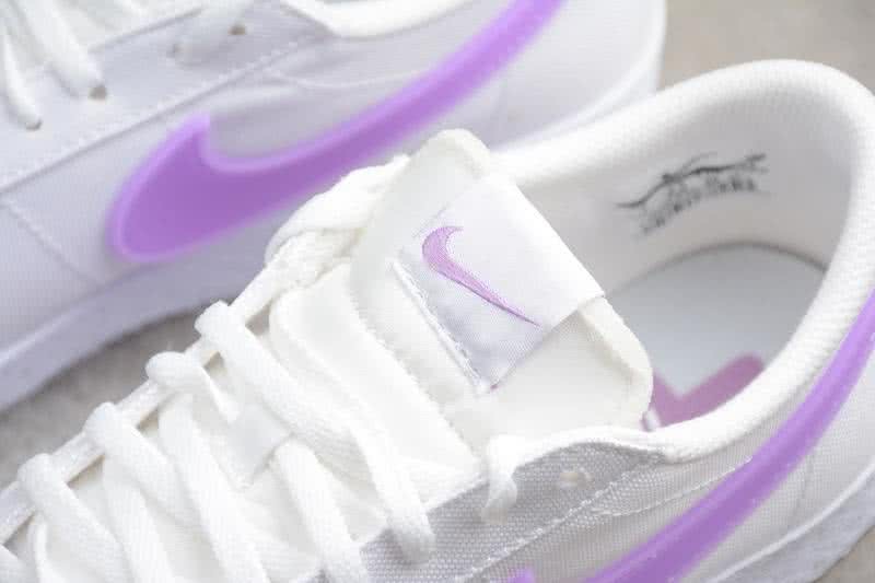 Nike Blazer Low SD Sneakers White Purple Women 9