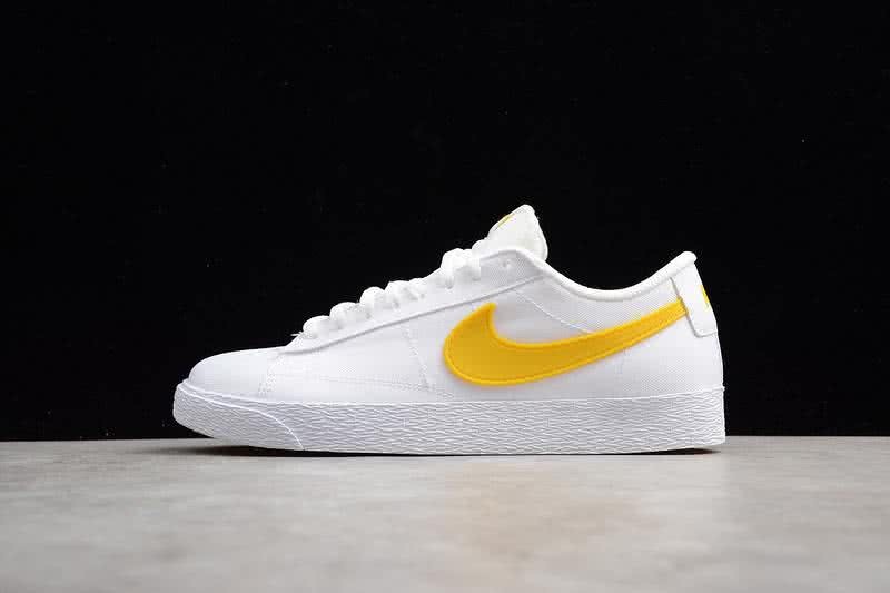 Nike Blazer Low SD Sneakers White Yellow Women 2