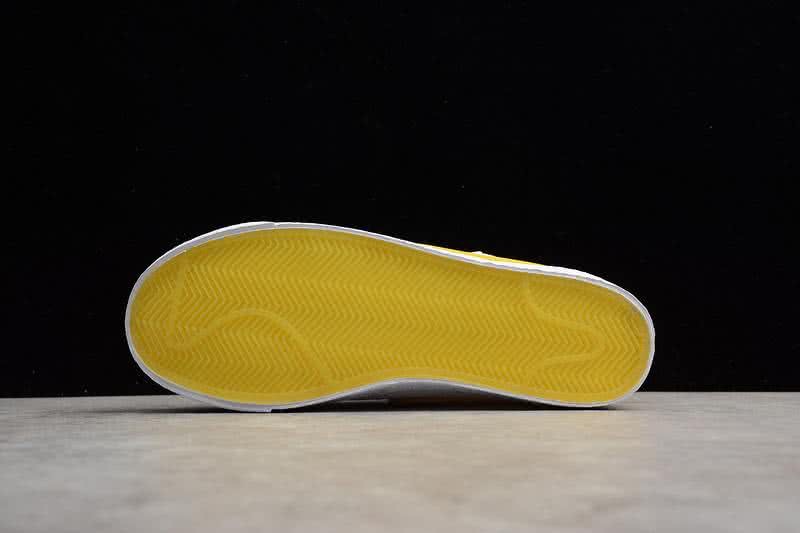Nike Blazer Low SD Sneakers White Yellow Women 6