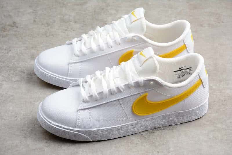 Nike Blazer Low SD Sneakers White Yellow Women 1