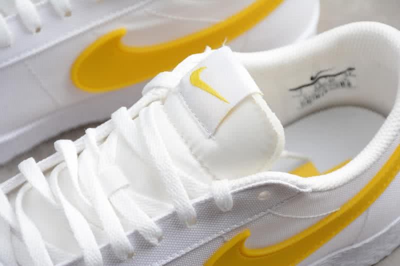Nike Blazer Low SD Sneakers White Yellow Women 9