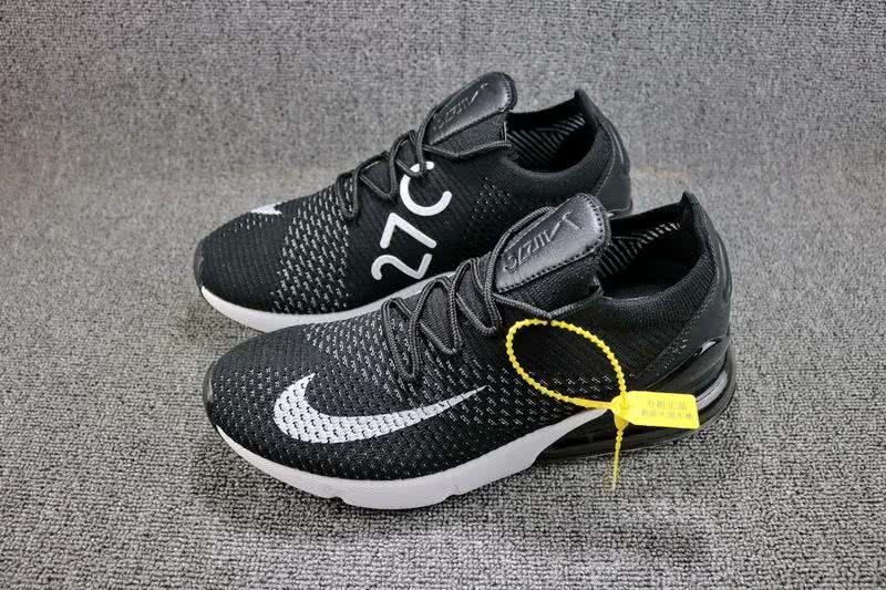 Nike Air Max 270 Men Black Grey Shoes 8