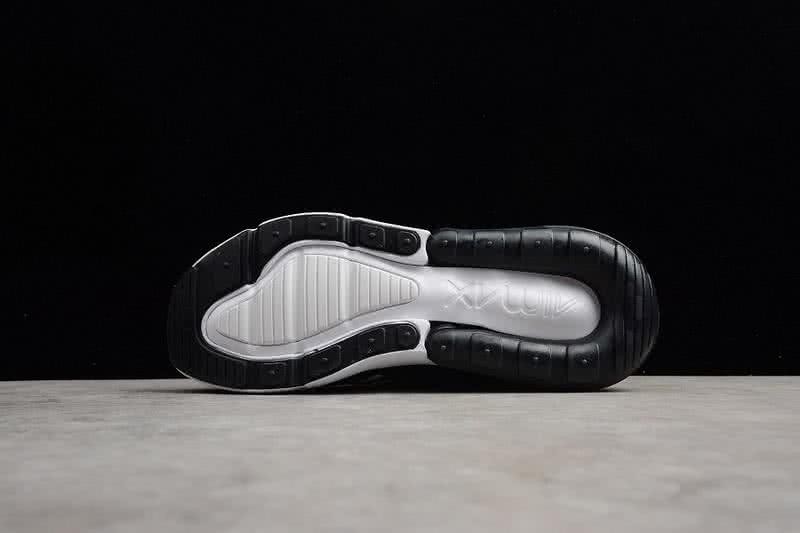 Nike Air Max 270 Black White Women Men Shoes 4