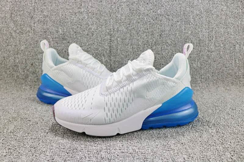 Nike Air Max 270 Men Women White Blue Shoes 2