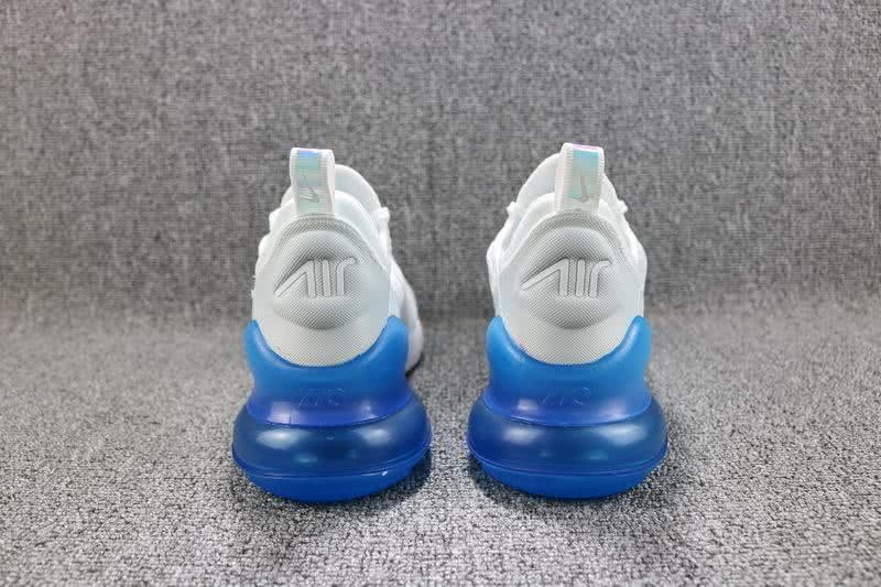 Nike Air Max 270 Men Women White Blue Shoes 3