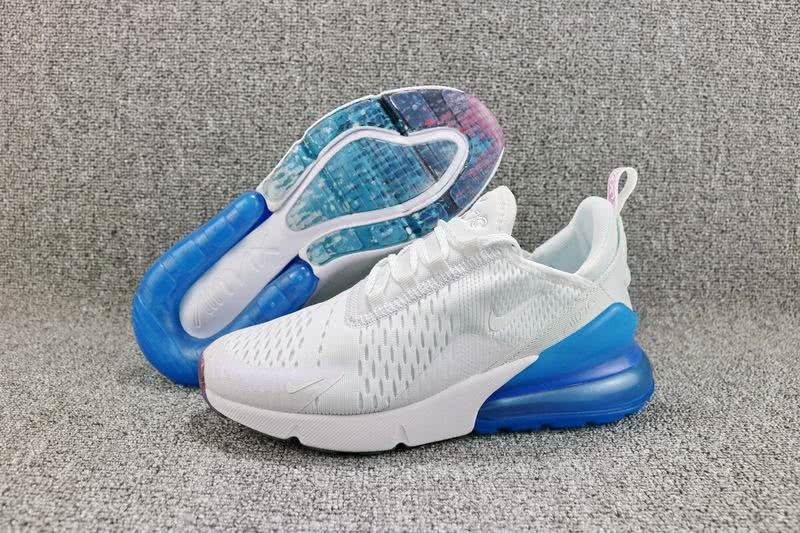 Nike Air Max 270 Men Women White Blue Shoes 1