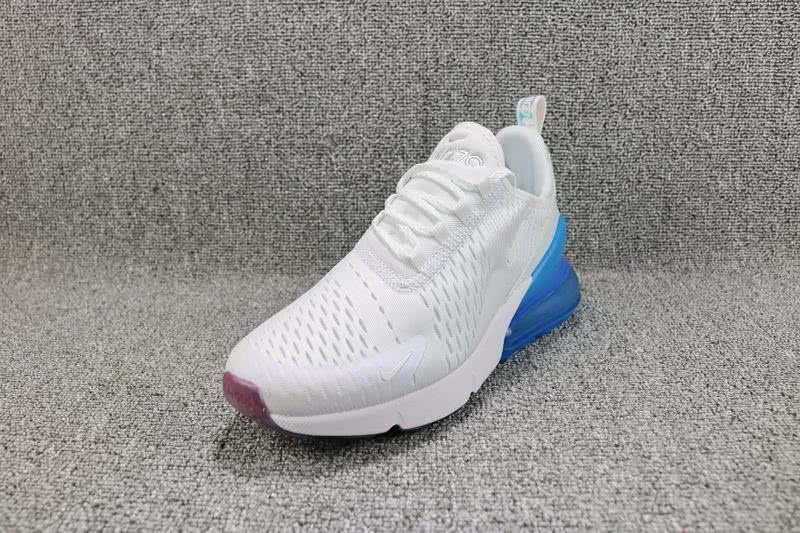 Nike Air Max 270 Men Women White Blue Shoes 4