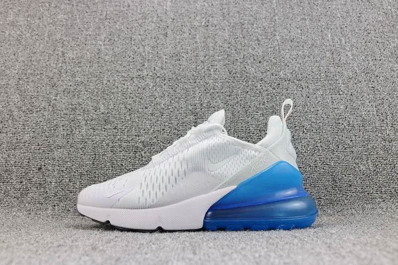 Nike Air Max 270 Men Women White Blue Shoes 6