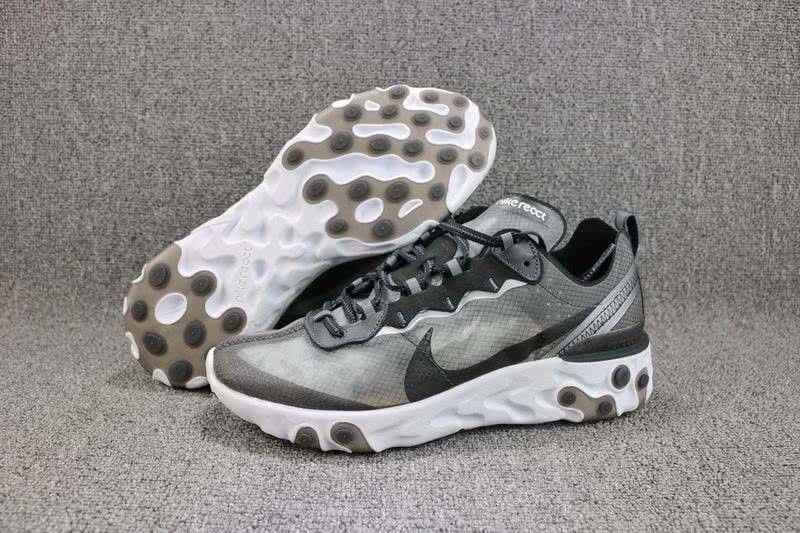 Air Max Undercover x Nike Upcoming React Element Grey Black Shoes Men Women 1