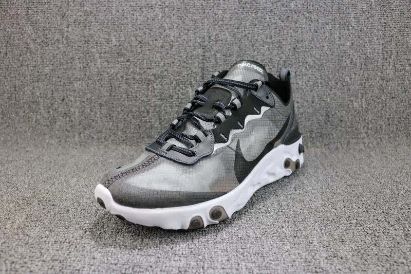 Air Max Undercover x Nike Upcoming React Element Grey Black Shoes Men Women 5