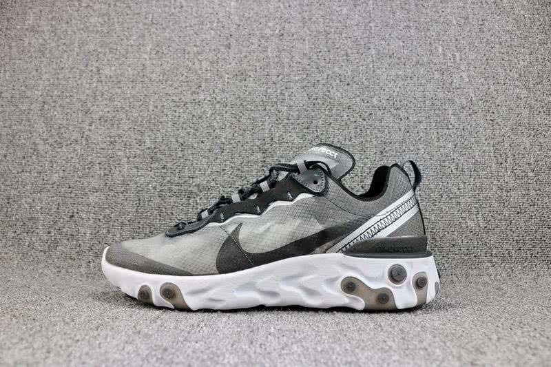 Air Max Undercover x Nike Upcoming React Element Grey Black Shoes Men Women 7