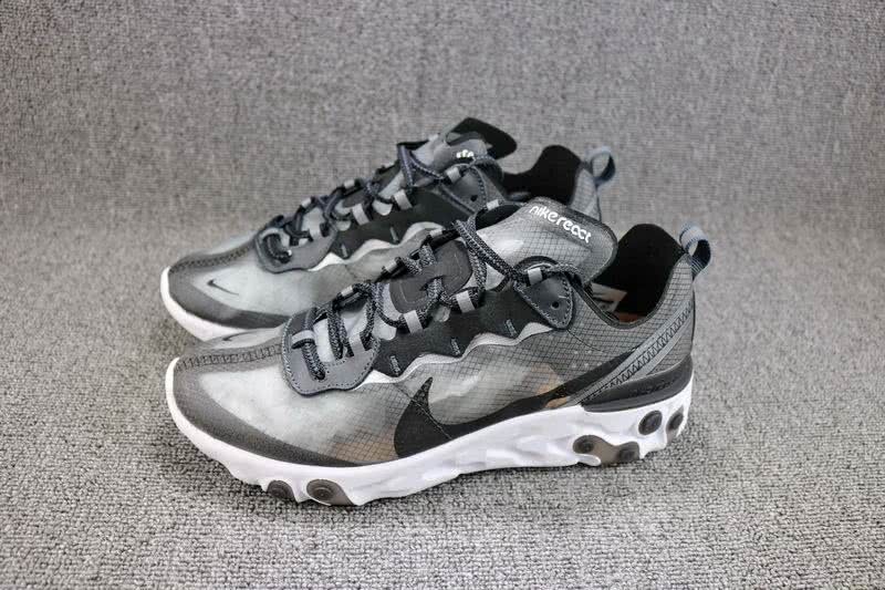 Air Max Undercover x Nike Upcoming React Element Grey Black Shoes Men Women 8