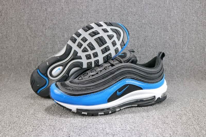 Nike Air Max 97 OG QS Women Men Black Blue Shoes 1