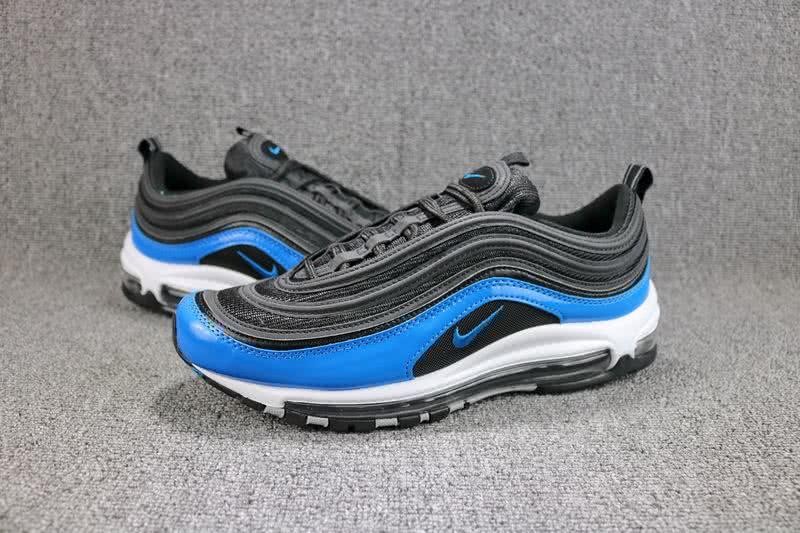 Nike Air Max 97 OG QS Women Men Black Blue Shoes 2