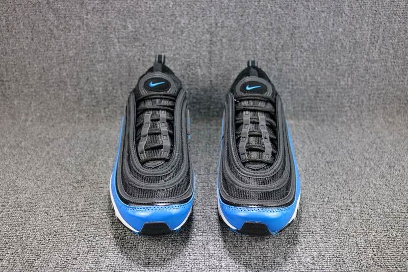 Nike Air Max 97 OG QS Women Men Black Blue Shoes 4