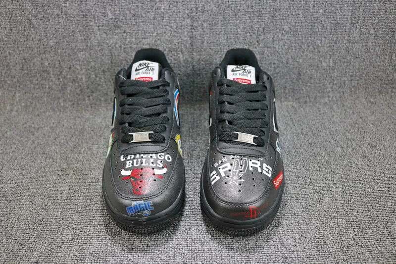 Supreme x NBA x Nike Air Force 1 AF1 Shoes Black Men/Women 4
