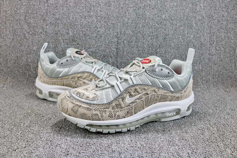 Supreme x Nike Air Max 98 Men White Shoes 2