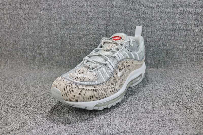 Supreme x Nike Air Max 98 Men White Shoes 6