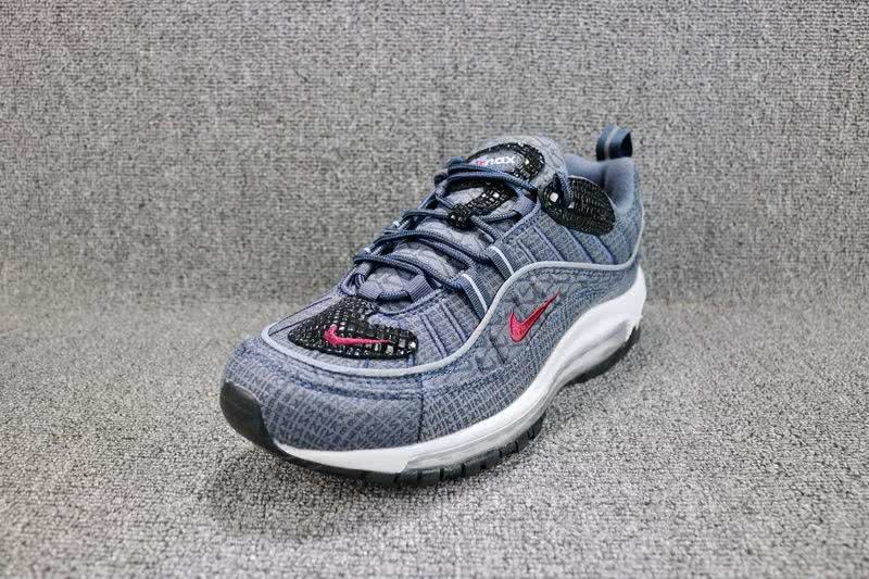 Supreme x Nike Air Max98 Men Grey Shoes 6