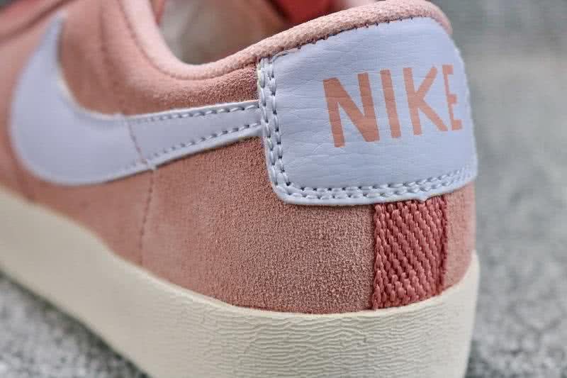 Nike Blazer Low SD Sneakers Suede Pink White Women 6