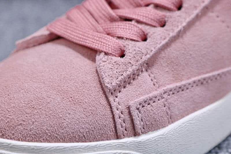 Nike Blazer Low SD Sneakers Suede Pink White Women 7