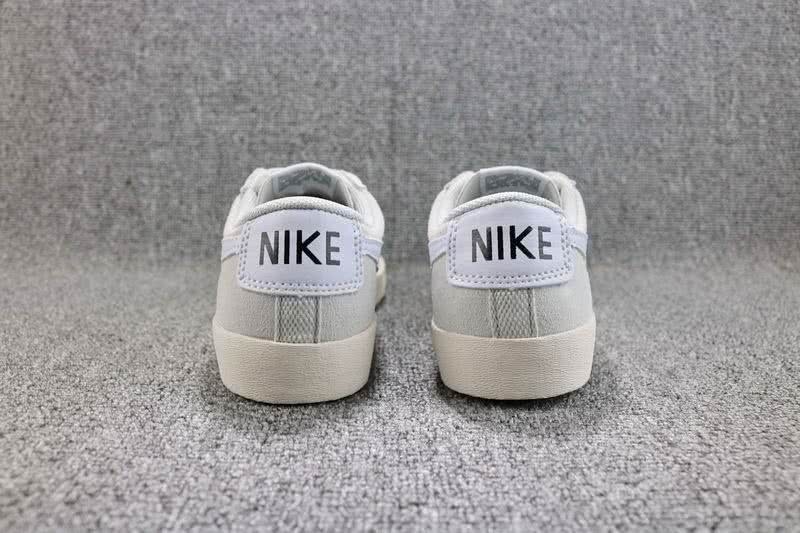 Nike Blazer Low SD Sneakers Suede Light Grey White Women 4