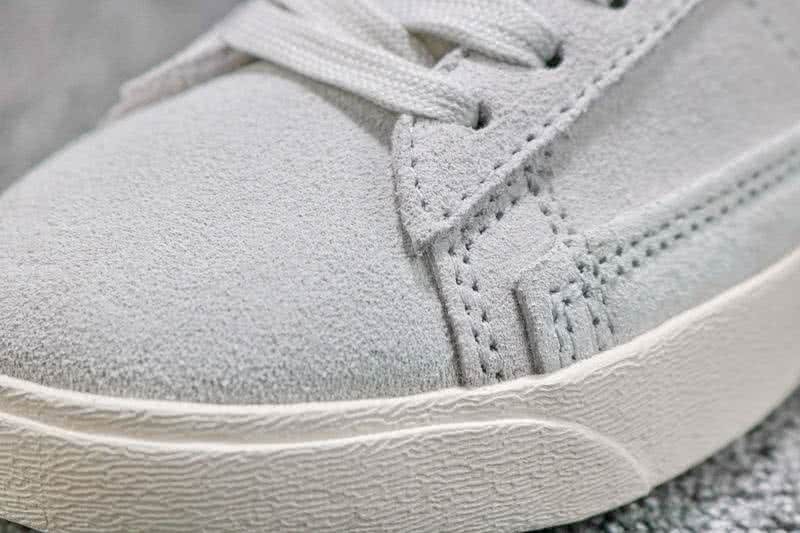 Nike Blazer Low SD Sneakers Suede Light Grey White Women 7