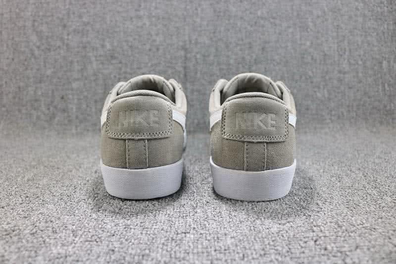 Nike Blazer Low Sneakers Suede Grey White Men 4
