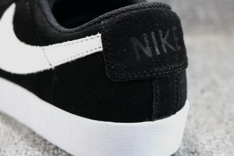 Nike Blazer Low Sneakers Suede Black White Men 6