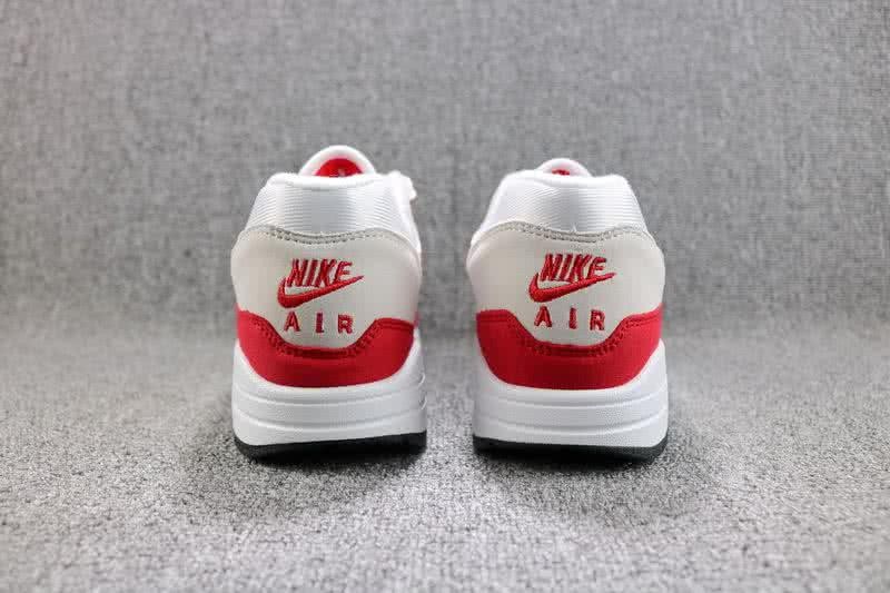  Nike Air Max 1 OG White Red Shoes Men 4