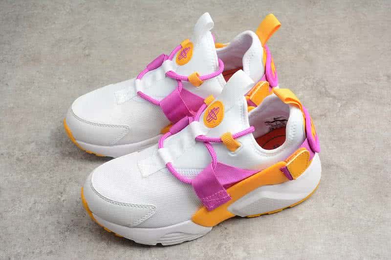 Nike Air Huarache City Low Women White Purple Shoes 1