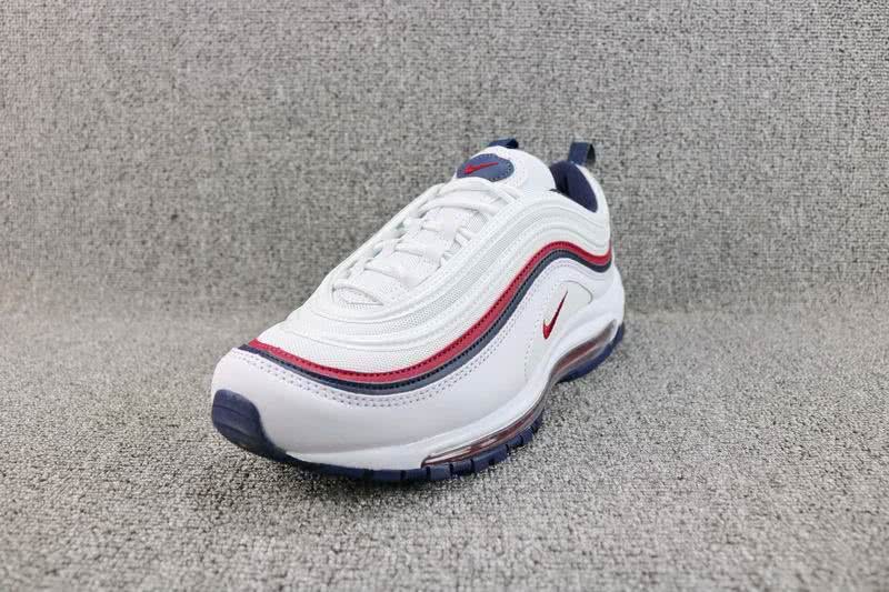 Nike Air Max 97 OG QS Women Men White Red Shoes 5