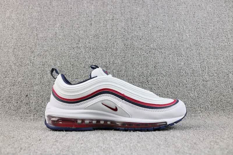 Nike Air Max 97 OG QS Women Men White Red Shoes 6