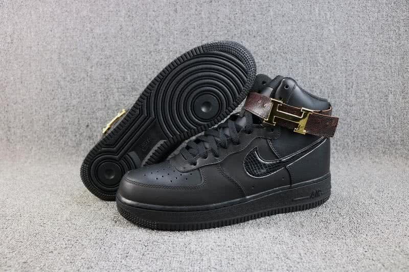 Nike Hermes air  force 1S Shoes Black Men 1