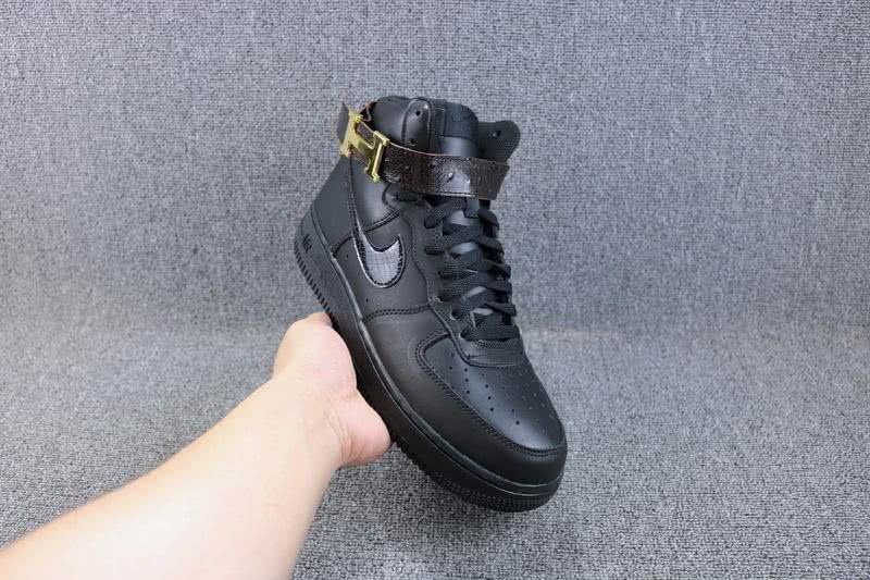 Nike Hermes air  force 1S Shoes Black Men 5