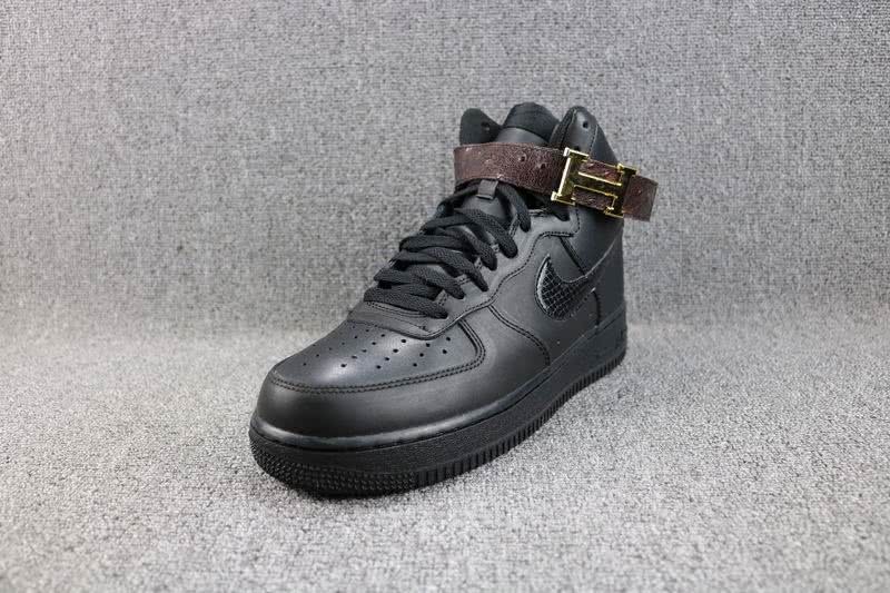 Nike Hermes air  force 1S Shoes Black Men 7