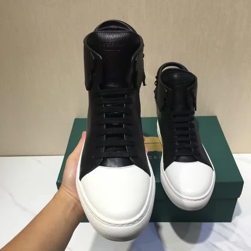 Buscemi Sneakers High Top Leather Black And White Men And Women 6