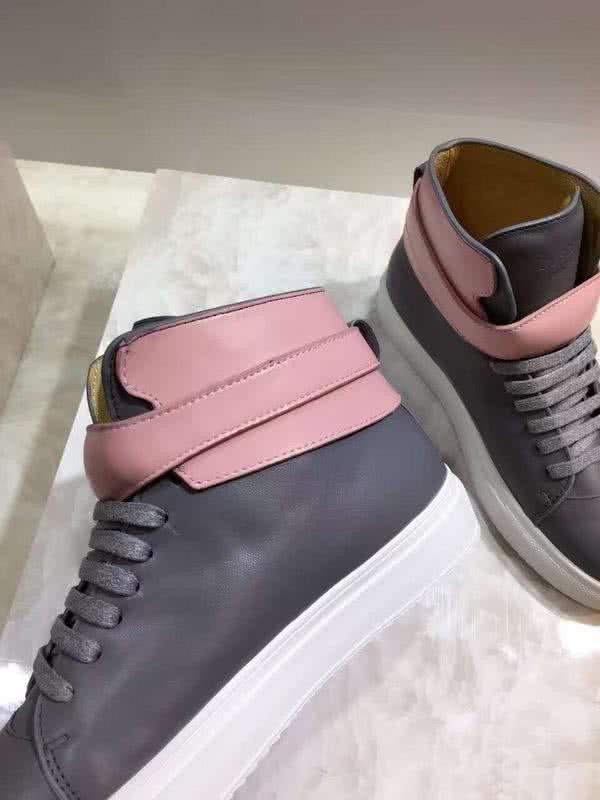 Buscemi Sneakers High Top Grey And Pink Upper White Sole Men And Women 7