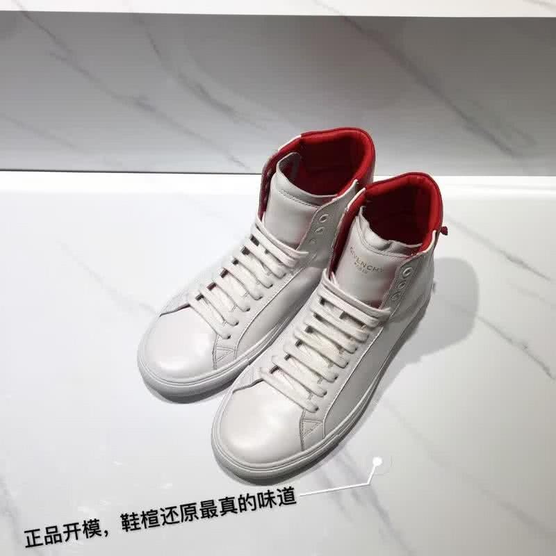 Givenchy Sneakers High Top White Red Men 1