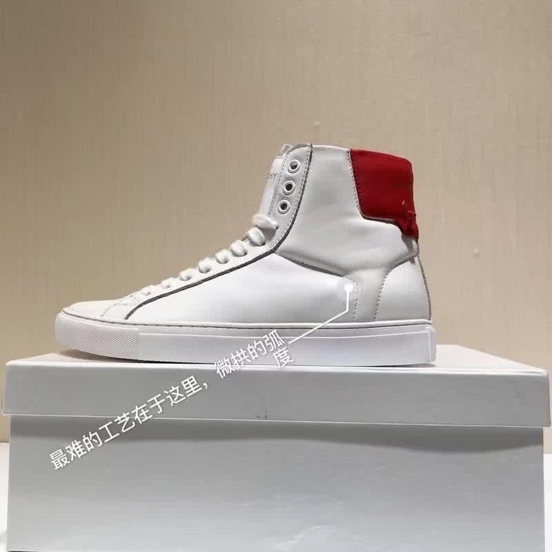 Givenchy Sneakers High Top White Red Men 3