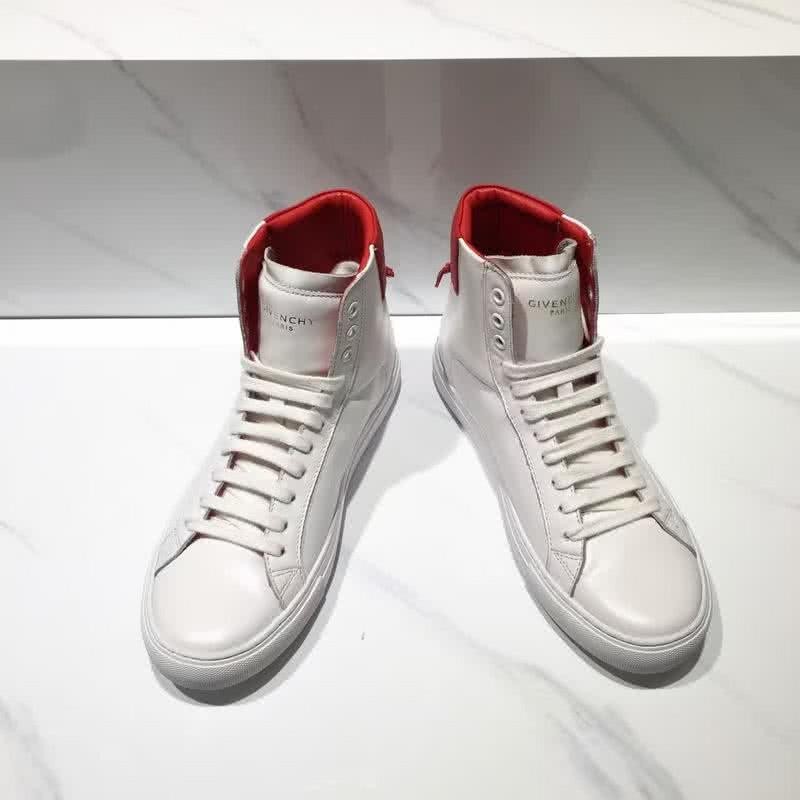 Givenchy Sneakers High Top White Red Men 5